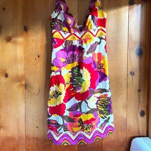 CLOSE OUT SALE: a.n.a. Brand Bright Colored Floral Tank Dress - Size 4